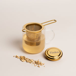 Tinka theefilter goud